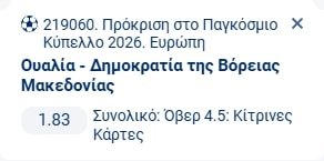Προγνωστικά Στοιχήματος #2 – 18 Νοεμβρίου 2025