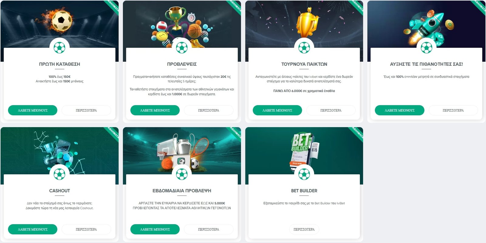 Προσφορές IviBet Sportsbook