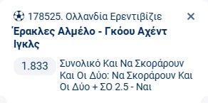 Προγνωστικά Στοιχήματος #2 – 22 Νοεμβρίου 2025
