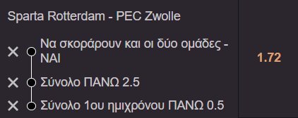 Προγνωστικά Στοιχήματος #1 – 08 Μαρτίου 2026